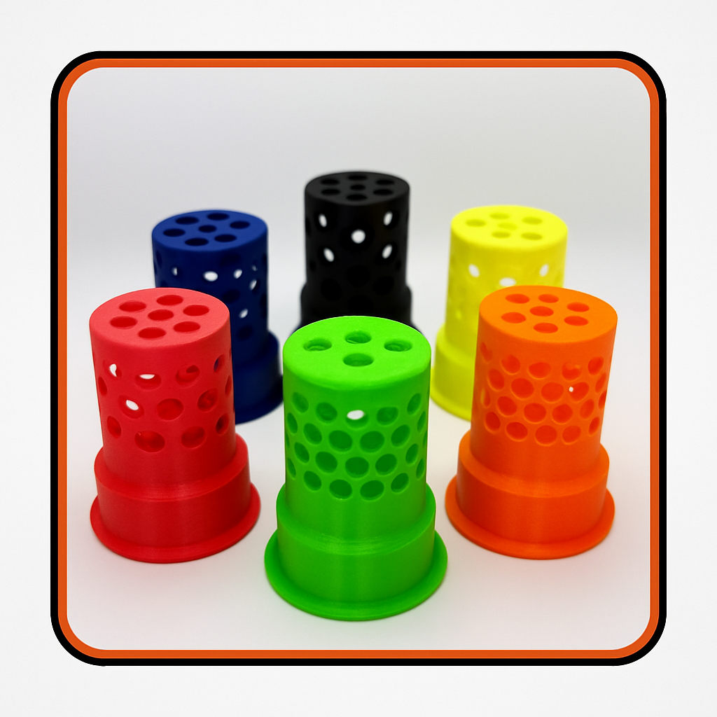 Fragtide Lid Frozen Food Cup – 50mm Reef-Safe PETG